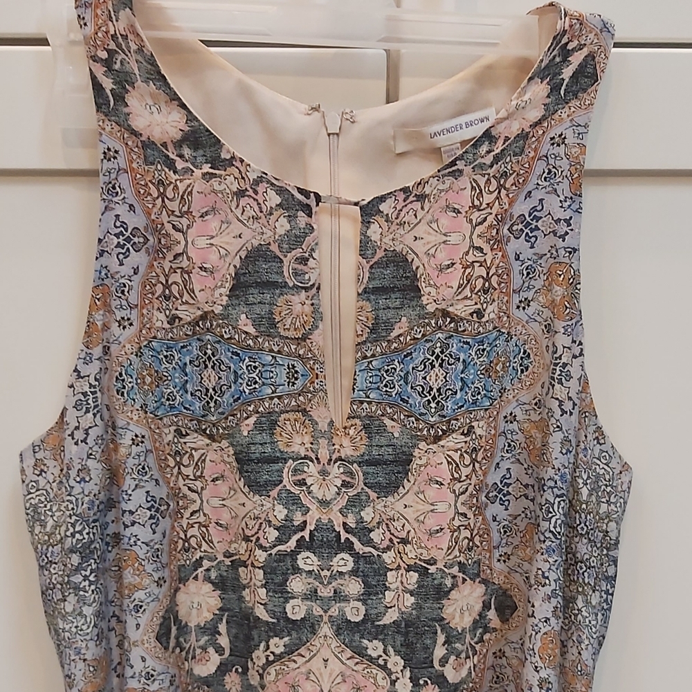 Lavender Brown sleeveless dress